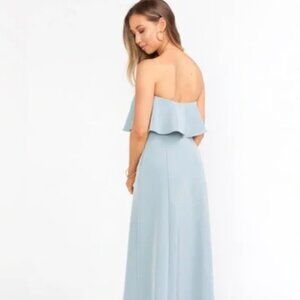 NWT Show Me Your MuMu Monaco Ruffle in Silver Sage Size Small